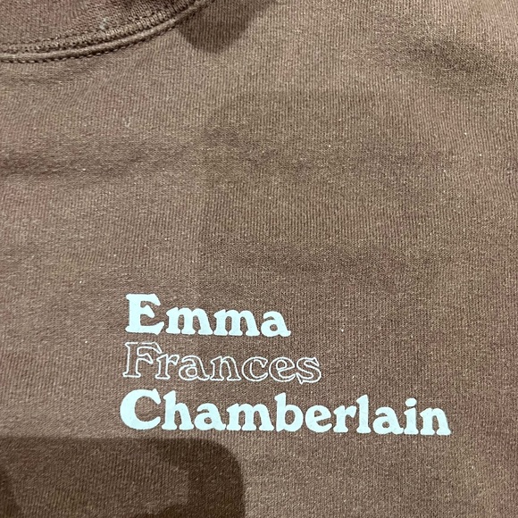 Brown Emma Chamberlain Merch Crewneck - Picture 2 of 5